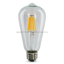 6W St64 Clear Dimmable E26 110V Светодиодная лампа